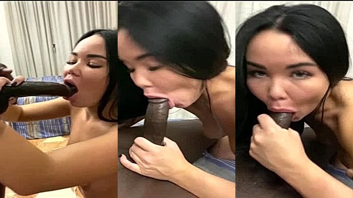 Black customer pays to have his cock worshipped